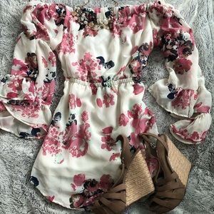 Cute off the shoulder dress